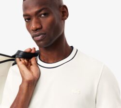 Lacoste- Camiseta Pique blanca