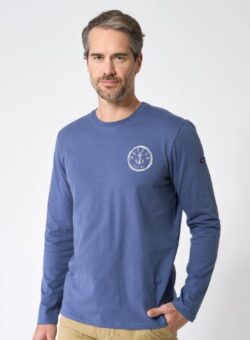 Batela- Camiseta manga larga azul