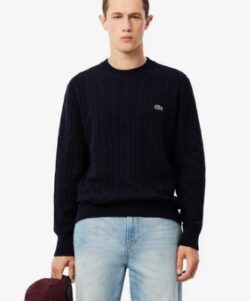 Lacoste- Jersey fino azul marino