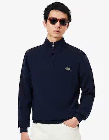 vista general jersey media cremallera navy